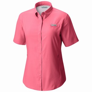 Columbia PFG Tamiami™ II Shortärmad Skjorta Dam LjusRosa (MABOQ9130)